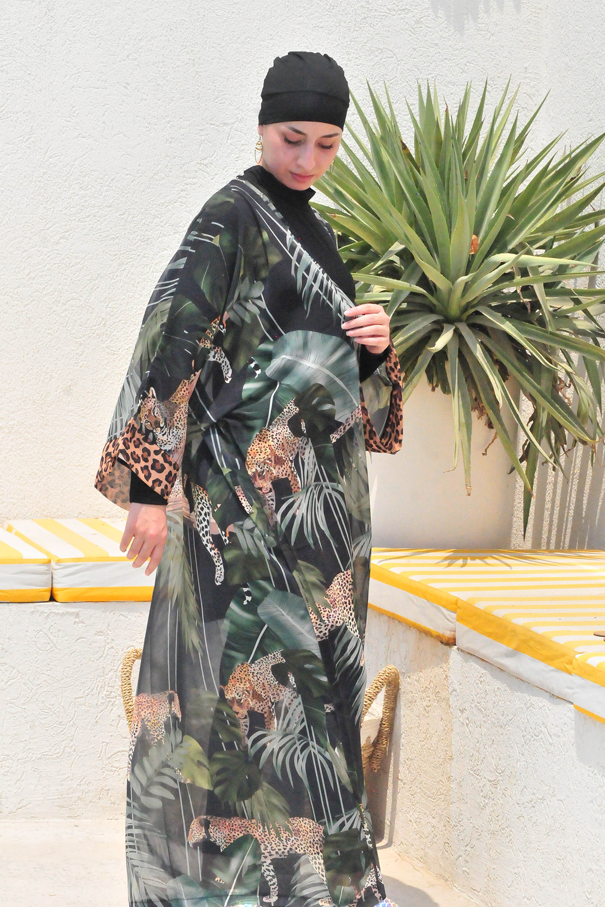 Jungle Noir Kimono