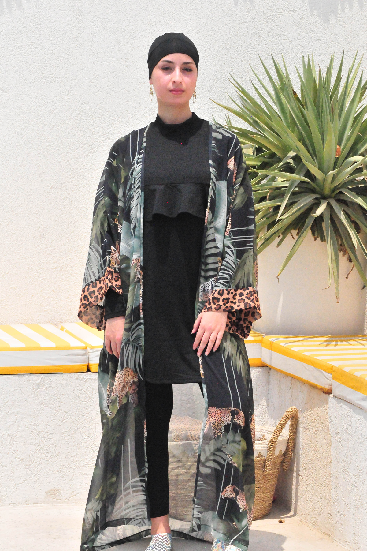 Jungle Noir Kimono