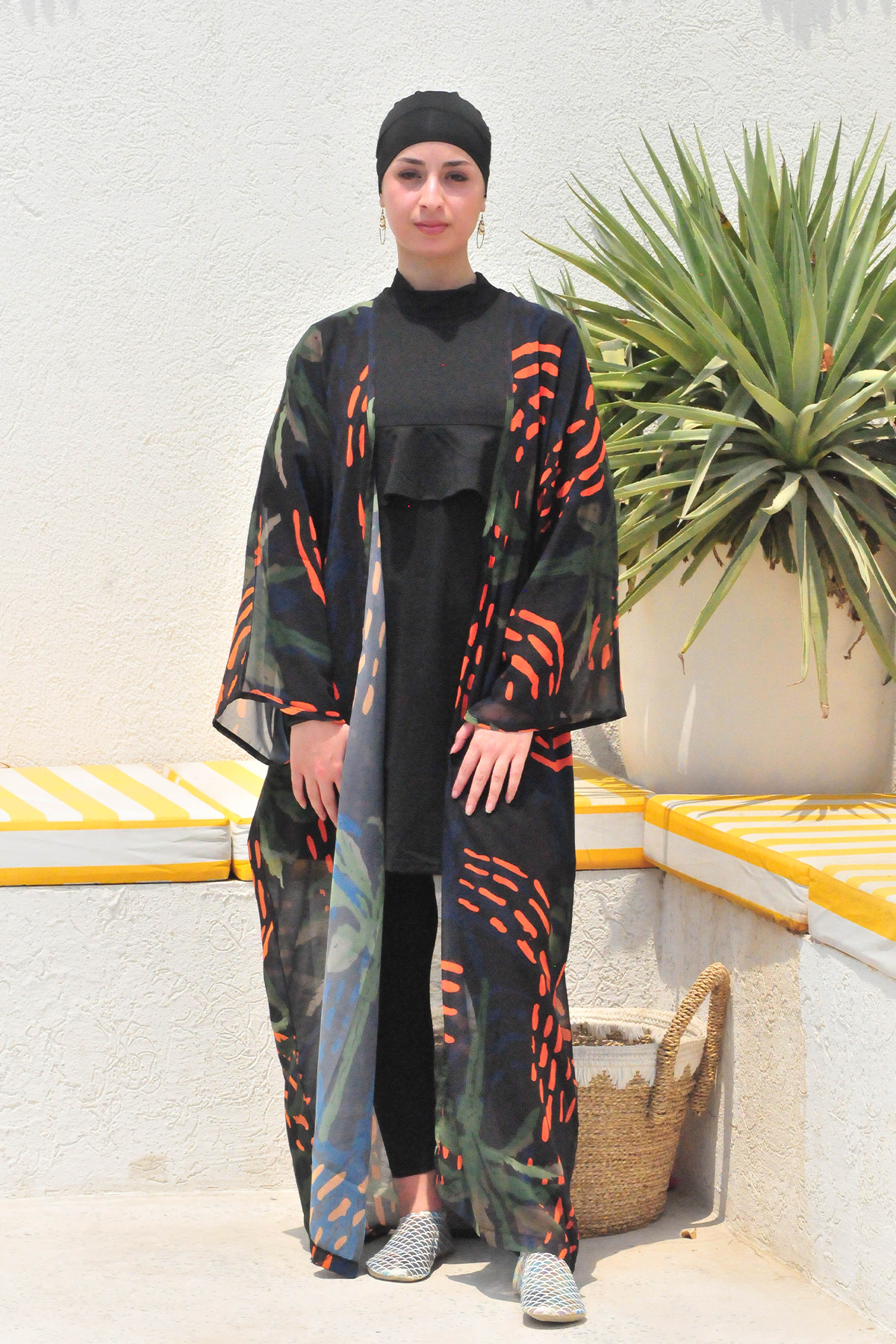 Midnight Ember Kimono