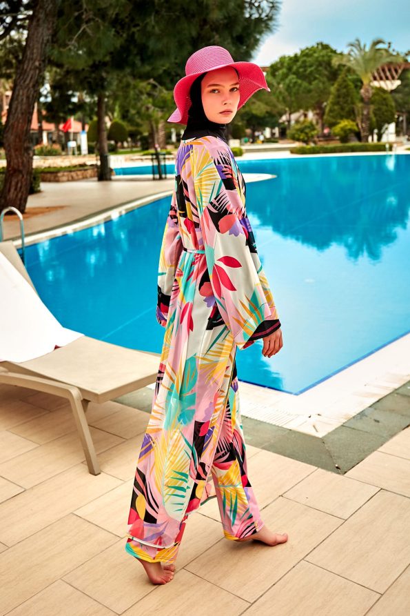 Munsell Beach Cover-up Kimono