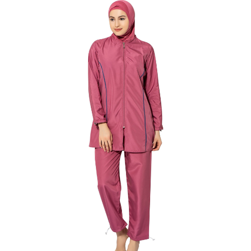 Burkini Swimwear Half Length Full Sleeves with Hijab - 3017