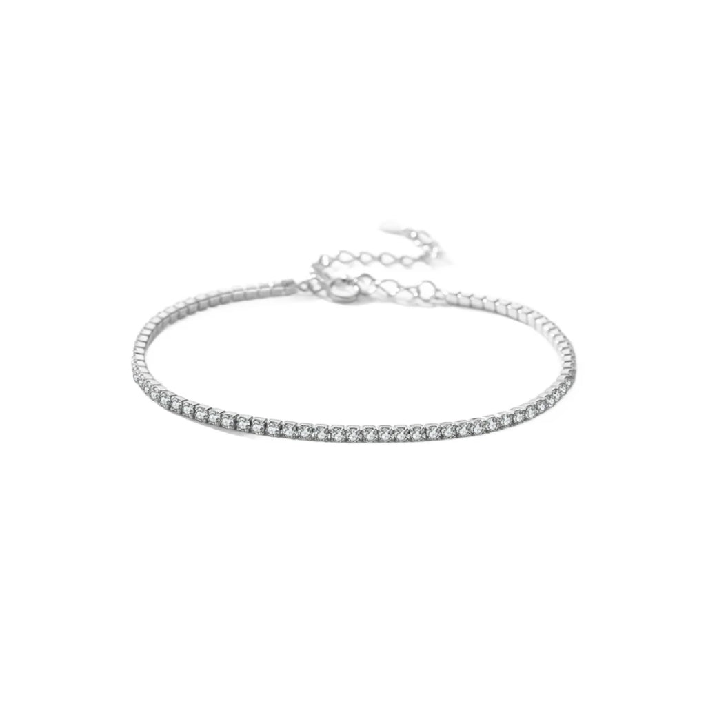 Sparkling Bead Bracelet - 925 Sterling Silver